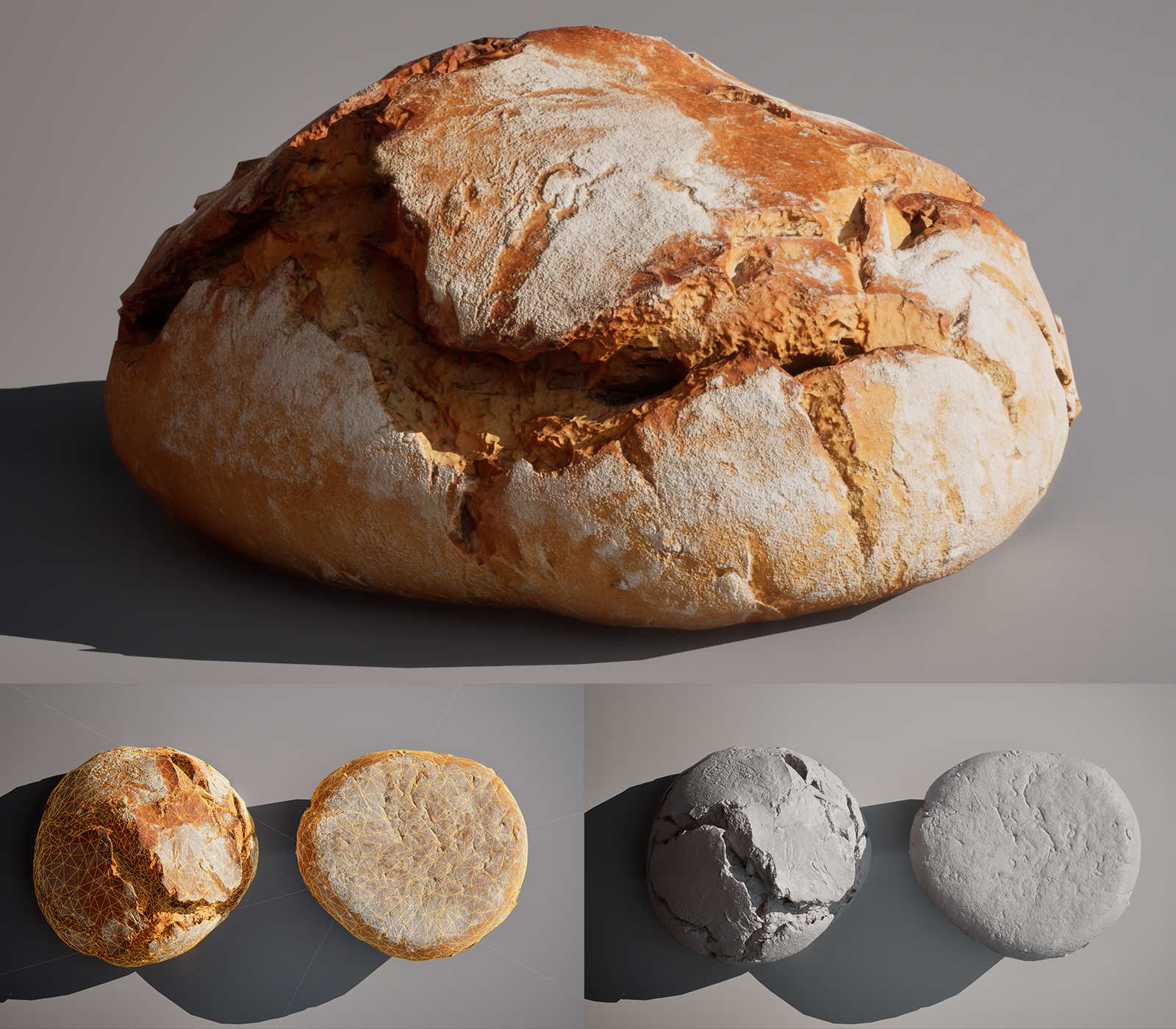 Skan 3D pieczywa