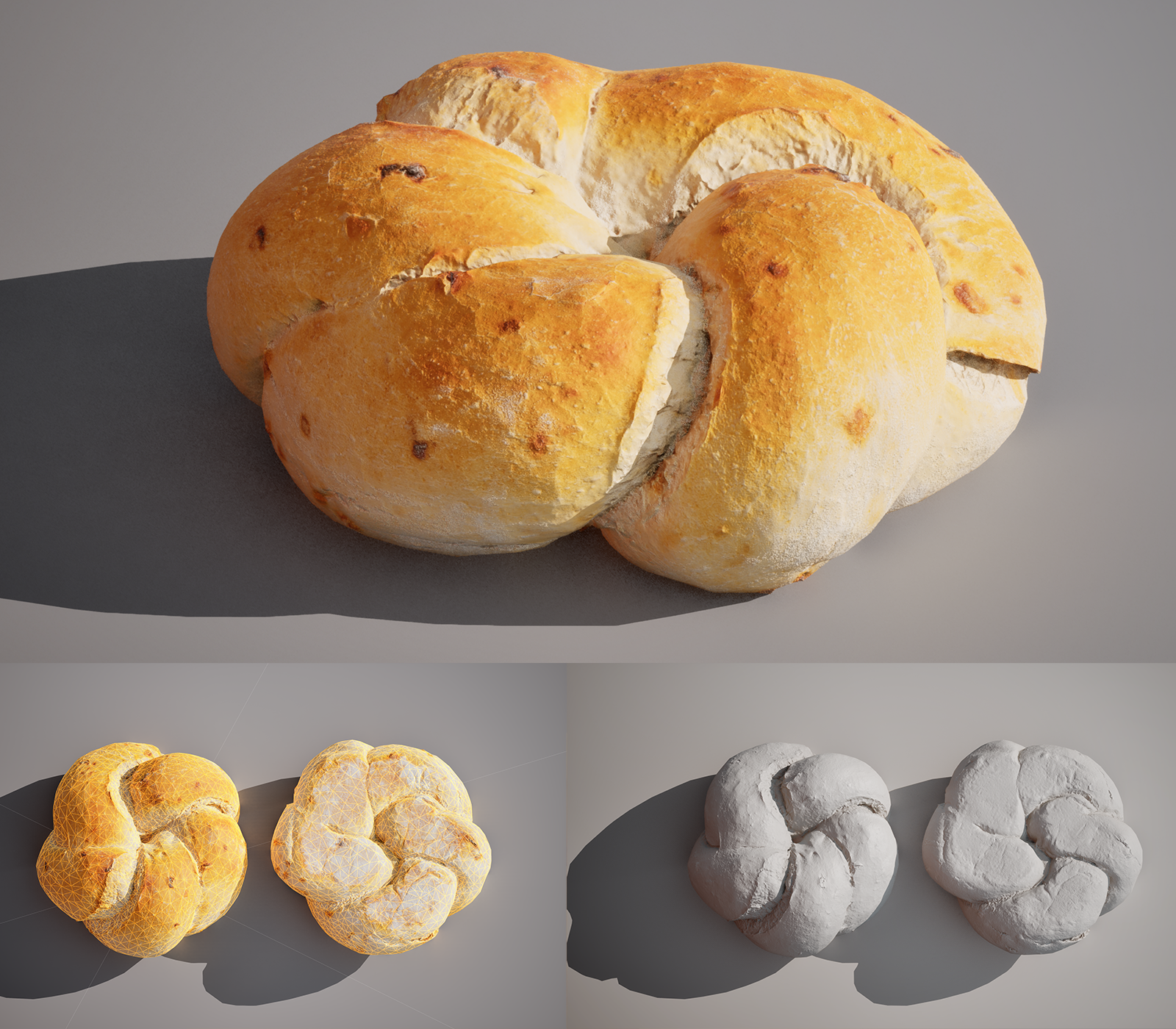 Skan 3D pieczywa